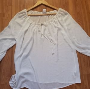 Joe flowy peasant top